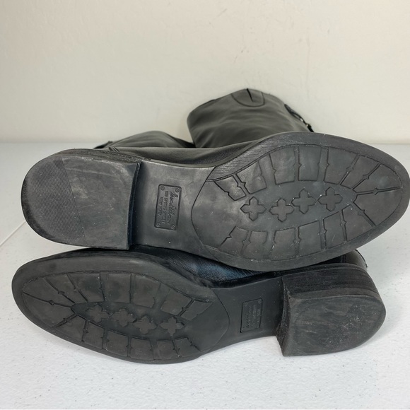 Sam Edelman Penny Black Leather Riding Boots Size 6.5W - Picture 12 of 16